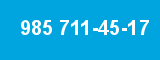985 711-45-17 985 711-45-17